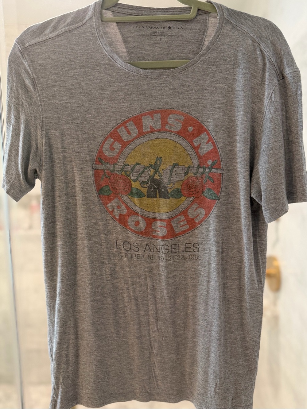 John Varvatos Guns N' Roses Graphic Tee - Gray